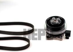 HEPU Pompa apa + Set curea transmisie cu caneluri HEPU PK06701 (PK06701)