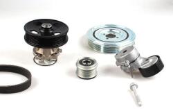 HEPU Pompa apa + Set curea transmisie cu caneluri HEPU PK03233 (PK03233)