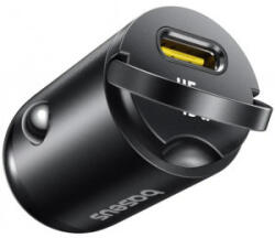 Baseus Incarcator auto Baseus PrimeTrip VP2, 1x USB-C, 45 W, Black + cablu USB-C (C0206800)