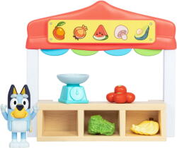 Moose Set de Joaca cu Figurina Moose Toys Ltd. Bluey Mini Piata Fermierilor Varsta 3 Ani+ Multicolor (17555) Figurina