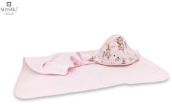 MimiNu Prosop Mare cu Gluga MimiNu Little Ballerina Pink (6426972022187) Prosop