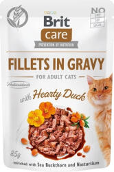  Brit Care Cat Fillets in Gravy With Hearty Duck 4x85 g