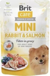 Brit Mini Rabbit&Salmon fillets in gravy 24x85 g