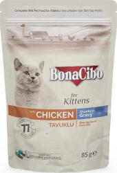 BonaCibo Pouch - Wet Kitten Food - Chicken 12x85 g