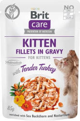 Brit Kitten Fillets in Gravy With Tender Turkey 12x85 g