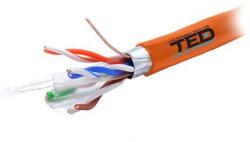 Ted Electric Cablu FTP Ted Electric KAB-TED5 | Cat 6, Cupru 0.56mm, LSZH, 305m (KAB-TED5)
