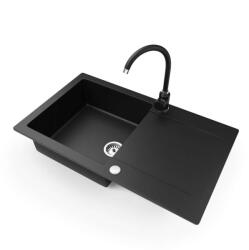 NERO Gold Gránit Mosogató - Egymedencés - 45x76, 7 cm - pepita - 50 800 Ft