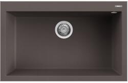 Elleci OUTLET - Egy medencés keratek mosogatótálca Quadra 130 K87 Cocoa - LKQ13087 (Elle-LKQ13087)
