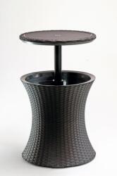  Keter Cool Bar Rattan kerti asztal, whiskey barna szín (610344)