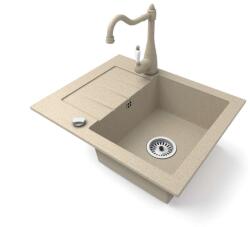 NERO Monza - Gránit Mosogatótálca - Bézs - 57cm