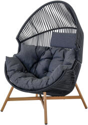  Holand rattan kosárfotel sötétszürke 5908227360806 (5908227360806)