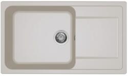 Elleci - Csepptálcás gránit mosogatótálca Life 410 G39 Bianco soft - LG241039 (Elle-LG241039)