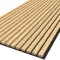  Akusztikus falpanel, MDF, 300x60 cm - Pure Oak (MR-40140)