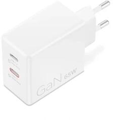 Lenovo Dual USB-C 65W GaN Charger, White (G0A6065WEU)
