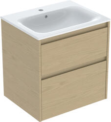 Geberit Selnova Square lavoar cu dulap 60 cm stejar 504.138. PS. 1 (504138PS1)