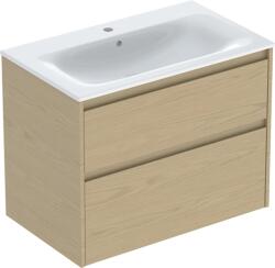 Geberit Selnova Square lavoar cu dulap 80 cm stejar 504.139. PS. 1 (504139PS1)