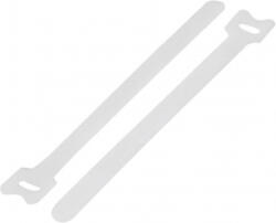 TRU COMPONENTS Tépőzár kábelkötegelő Kötegeléshez Bolyhos és horgos fél (H x Sz) 240 mm x 16 mm Fehér 20 db (TC-12355380) (TC-12355380) - aqua