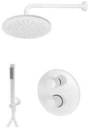 PAFFONI Light set de duș ascuns cu duș de ploaie alb LIQ018ZSC2EBO (LIQ018ZSC2EBO)