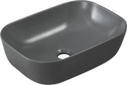 INVENA VITORIA 45x32 cm pultra ültethető mosdó, matt szürke CE-48-007-Y (CE-48-007-Y)