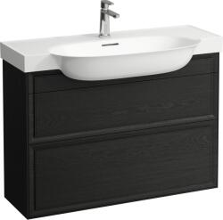 Laufen The New Classic dulap 97.6x31.6x67.7 cm sub chiuveta pe perete negru-stejar H4060920856281 (H4060920856281)