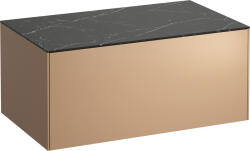 Laufen Sonar dulap cu blat 77.5x45.5x34 cm sub chiuveta pe perete negru-cupru H4054100341411 (H4054100341411)