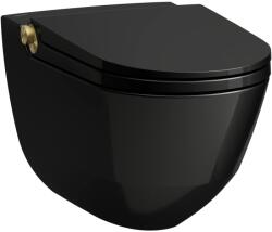 Laufen Cleanet Riva toaletă cu spălare agăţat fără margine negru H8206910230001 (H8206910230001)