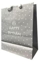 LCA Pungi Cadou Standard Large Special Day, Gri, 26.5 x 33.5 x 13 cm (ELC-PC-SL-SDG)