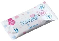 Paddlers Servetele Umede Paddlers, de Buzunar, cu Vitamina E, Cream, 15 Bucati