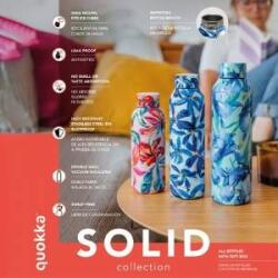 QUOKKA Solid With Strap - Stainless Steel Thermal Bottle 630 ml with Strap (Slate)
