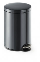 DURABLE - Mülleimer - rund - Klappdeckel - 20 L Hulladékvödör 20 l (O x Ma) 29.2 cm x 45.5 cm Fém, Műanyag Antracit szürke 1 db (341258) (341258)