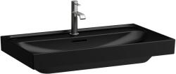 Laufen Meda mosdótál 80x46 cm négyszögletes klasszikus fekete matt H8161177161091 (H8161177161091)
