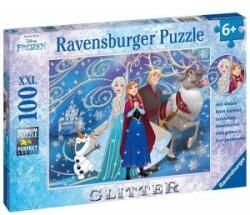 Ravensburger Kinderpuzzle Disney Frozen - Glitzernder Schnee (100 Teile)