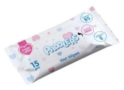 Paddlers Servetele Umede Paddlers, de Buzunar, fara Alcool, Cream, 15 Bucati