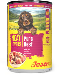 Josera 12x400g Josera Meat Lovers Junior Menü Marhanedves kutyatáp