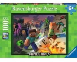 Ravensburger Childrens Puzzle Minecraft 100 Pieces XXL