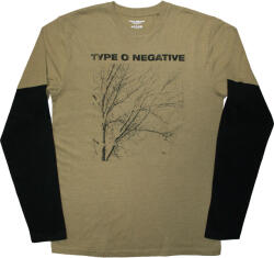 Type O Negative Tree (Back Print Layered) Black & Green L Ing (TONLLST18MGRB03)