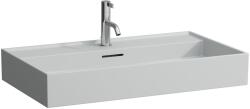 Laufen Kartell mosdótál 80x46 cm négyszögletes klasszikus szürke/kő matt H8163367591041 (H8163367591041)