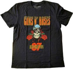 Guns N' Roses UK Tour '87 (Back Print) Black M Ing (GNRTS124MB02)
