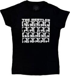 The Beatles Hard Days Night Faces Mono Black S Női Ing (<![CDATA[BEATHBTEE09LB01]]>)