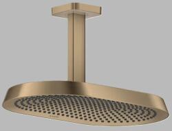 Hansgrohe Dus fix 370x220, 2jet, EcoSmart, cu racord de tavan, bronz periat (Brushed Bronze), Axor ShowerSphere 39758140 39758140 (39758140)