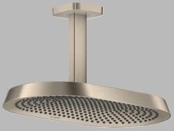 Hansgrohe Dus fix 370x220, 2jet, EcoSmart, cu racord de tavan, nichel periat (Brushed Nickel), Axor ShowerSphere 39758820 39758820 (39758820)