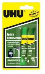 Uhu Adeziv puternic, bicomponent, 2 × 10 ml, UHU „Epoxidic Ultra Strong