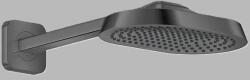 Hansgrohe Dus fix 250x160, 1jet, cu brat de dus, antracit periat (Brushed Black Chrome), Axor ShowerSphere 39754340 39754340 (39754340)