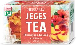 Herbária Hibiszkuszos Barackos jegestea - 20x2g ( Kiszerelés: 20 x 2g )