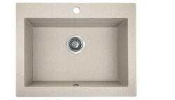 Laveo SBK_410A - LAVEO Komodo 60 gránit mosogató 580X490 bézs (SBK_410A)