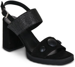 Casta Sandale cu toc EVERLY Casta Negru 39