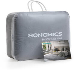 SONGMICS Szőnyeg 160x230 cm, mosható, csúszásmentes, galambszürke (TAR013G01)