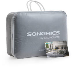 SONGMICS Szőnyeg 200x290cm, mosható, csúszásmentes, galambszürke (TAR014G01)