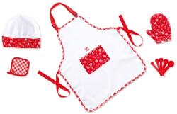 Hape Комплект за малки готвачи Hape - Престилка с шапка, ръкавици и ръкохватка (H3162)