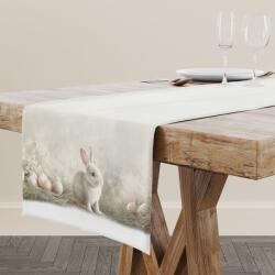 Lenjerii Deosebite Napron decorativ 40x150 cm bumbac 100%, Cleos cu iepuras Fata de masa